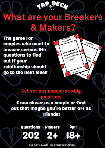 Breakers & Makers: The Game For Couples Who Want To Get Serious